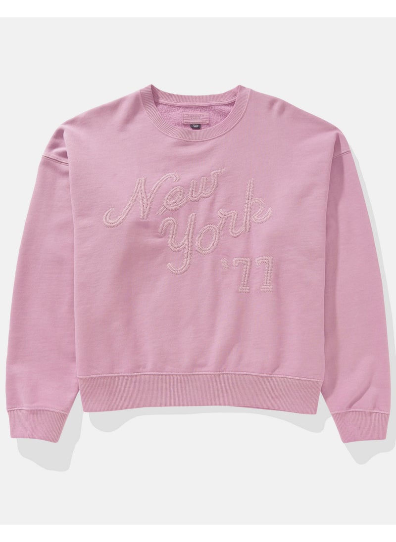 AE Relaxed Fit Destination Graphic Sweatshirt