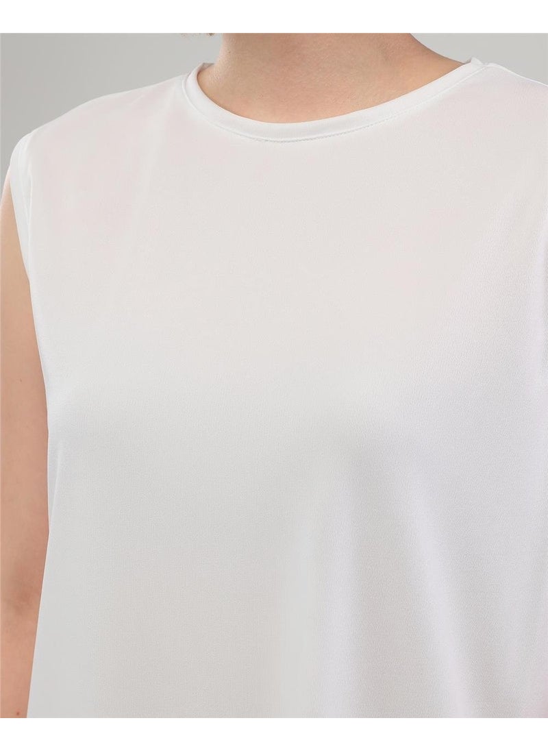 Fashion Show Underwear Plain Basic Sleeveless Dress - 06041.002 - White