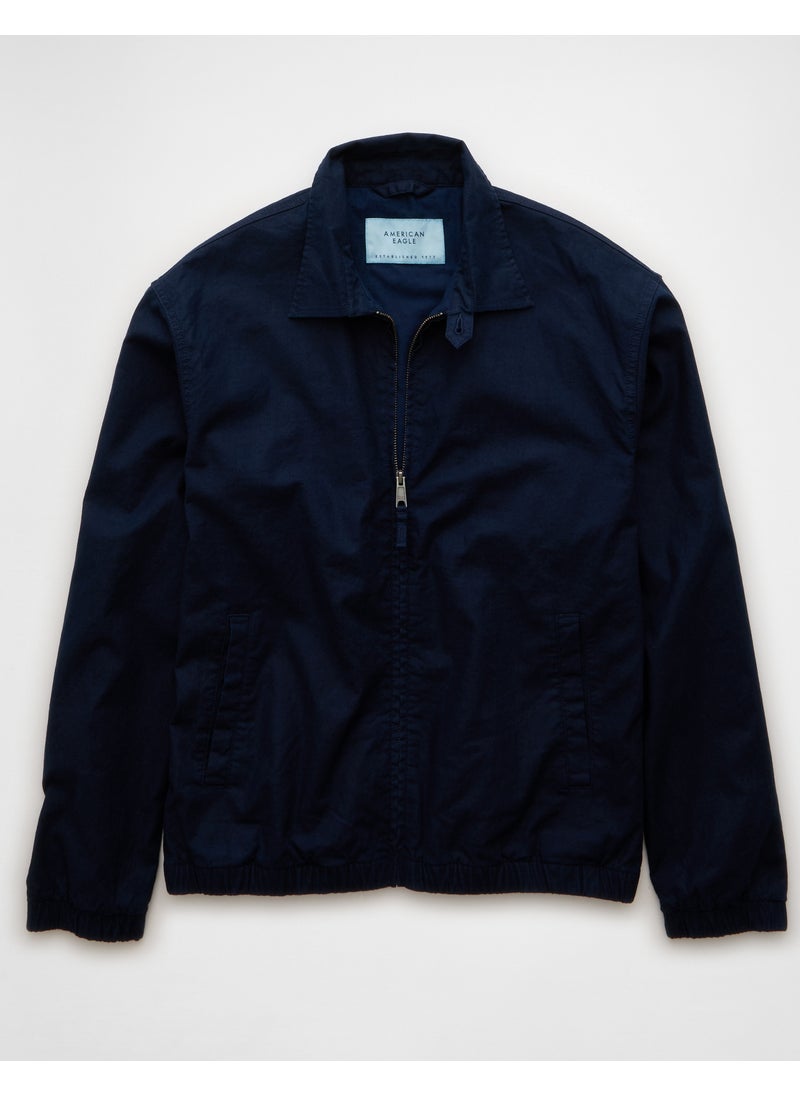AE Linen-Blend Club Jacket