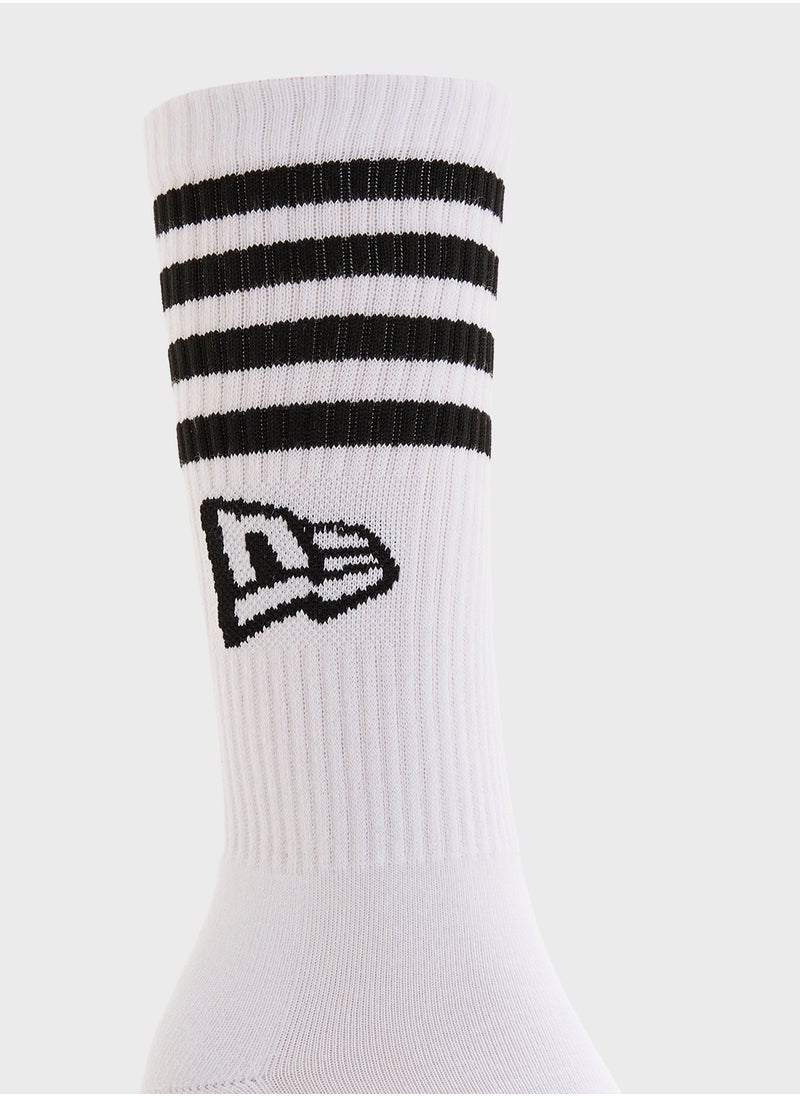 Stripe Crew Socks