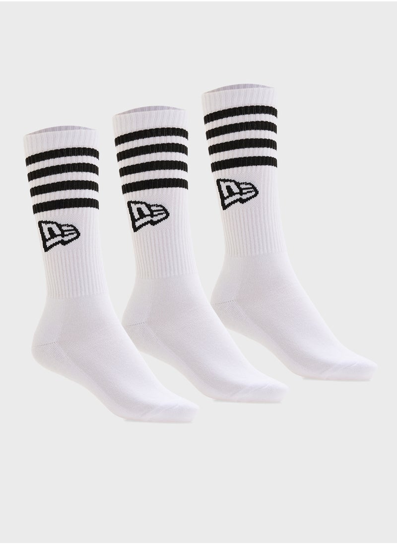 Stripe Crew Socks