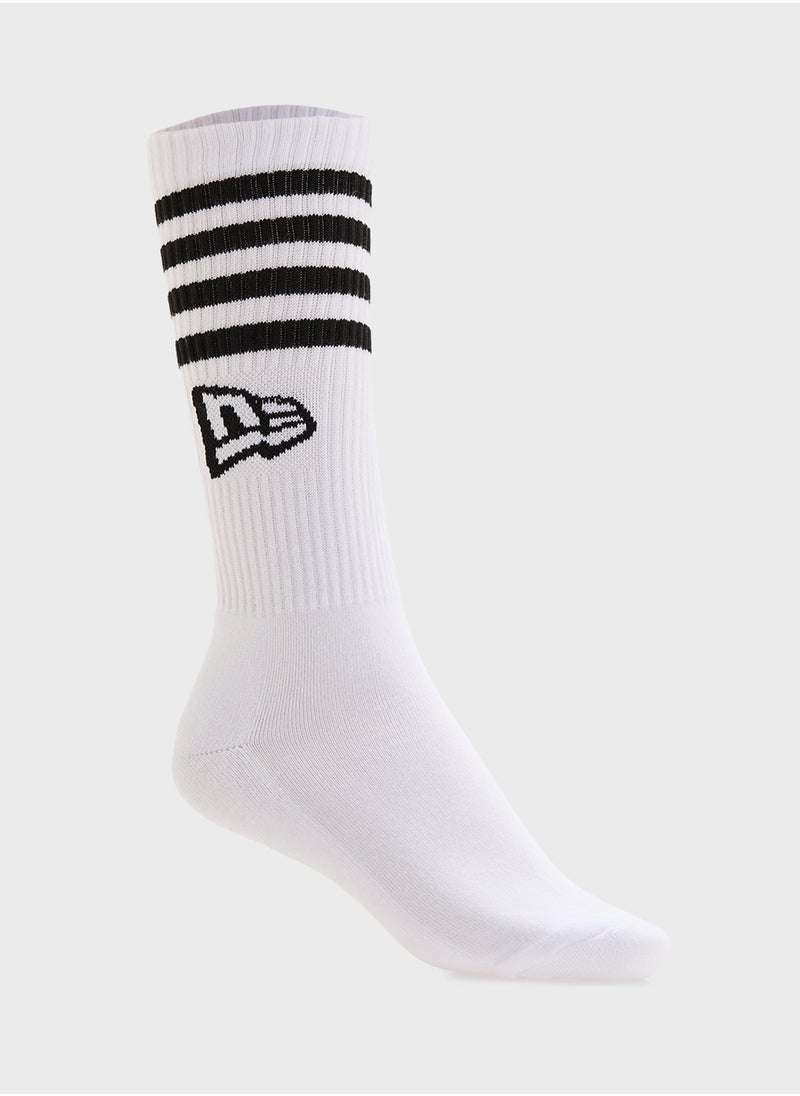 Stripe Crew Socks