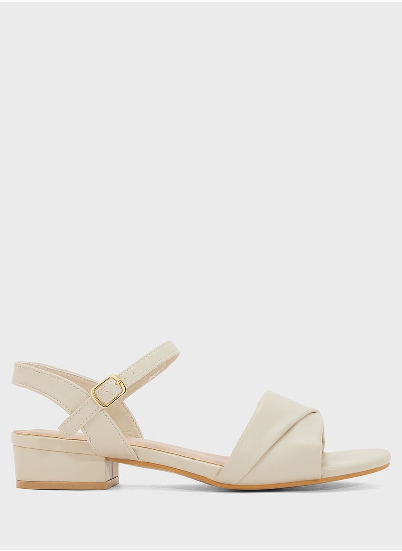 Classic Low Heel Sandal