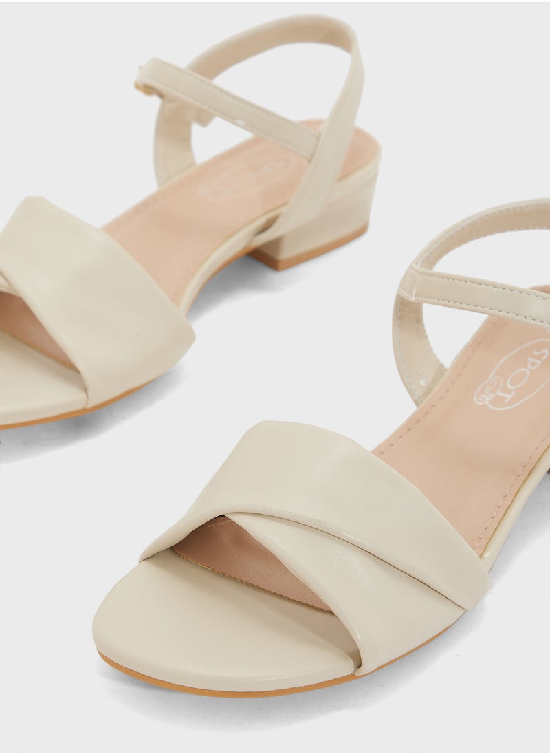 Classic Low Heel Sandal