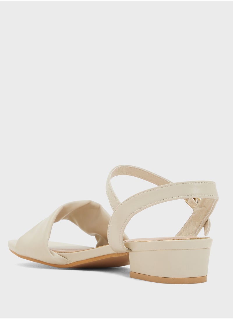 Classic Low Heel Sandal