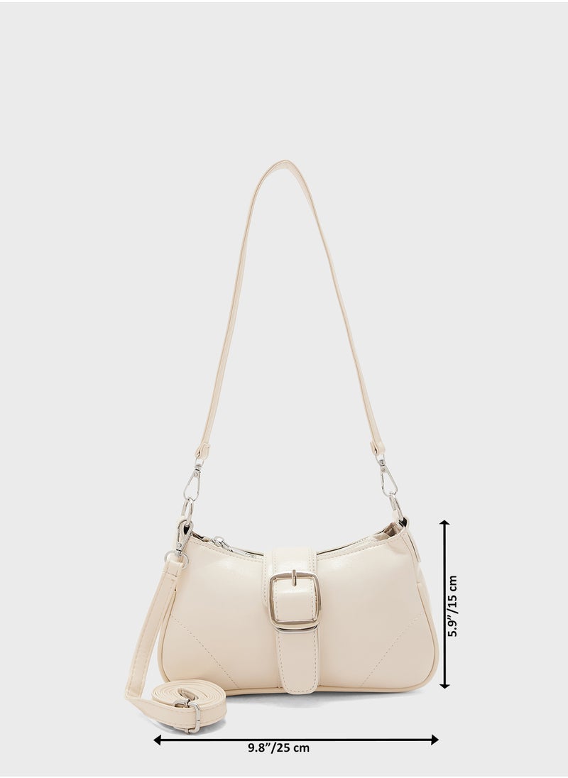 Crossbody With Buckle Detail
