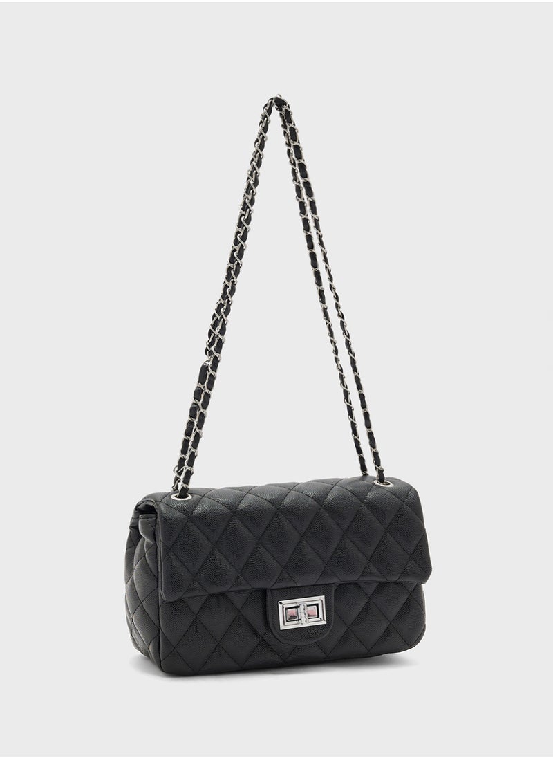 Classic Quilted Crossbody Bag