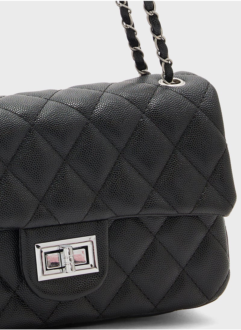 Classic Quilted Crossbody Bag