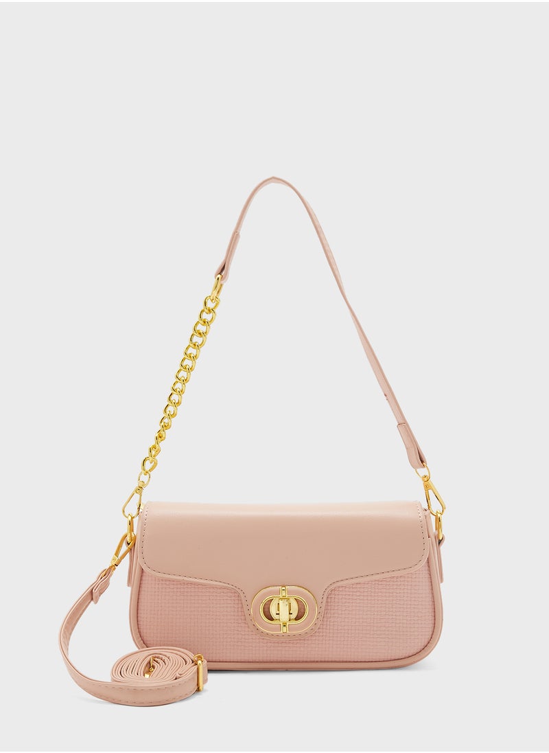 Chain Detail Strap Crossbody