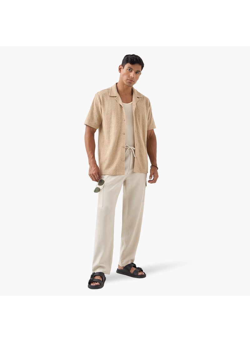 Iconic Cargo Flexi Waist Trousers with Drawstring Closure