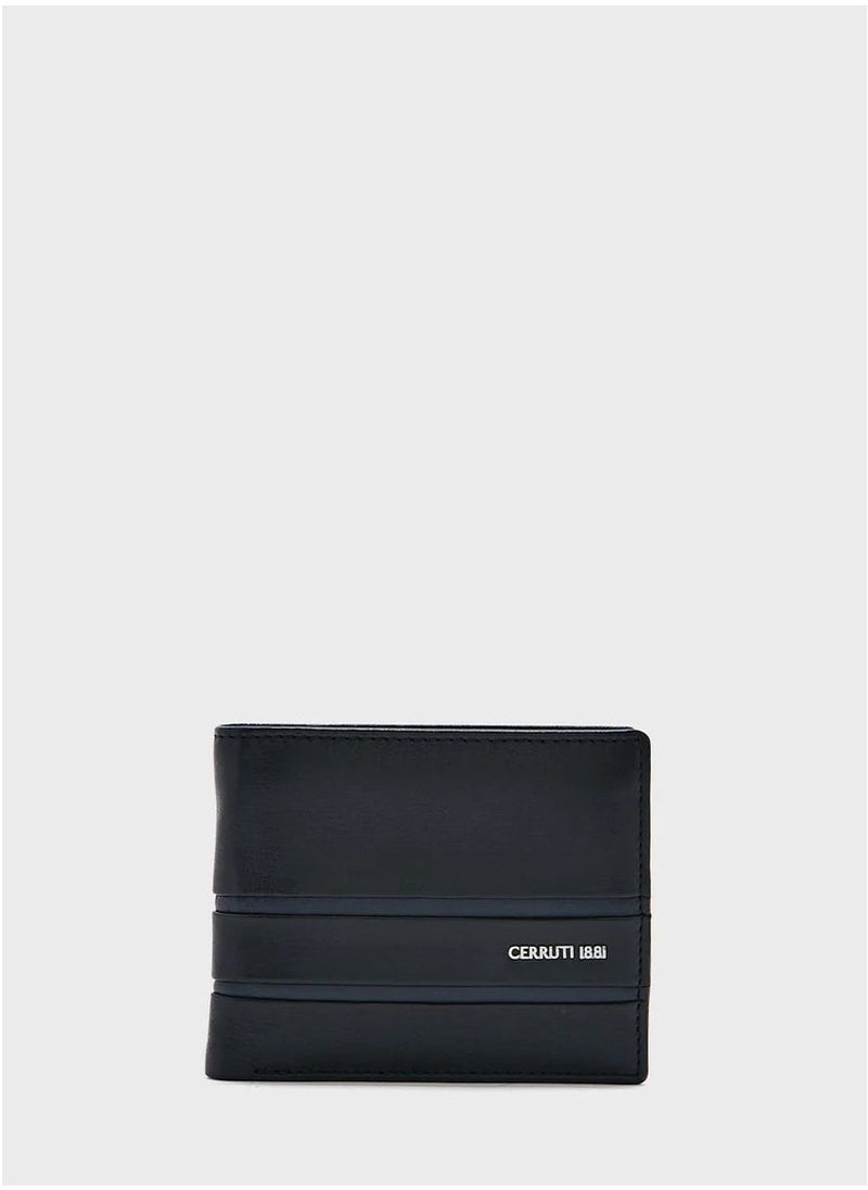 Mike Blue Leather Wallet for Men