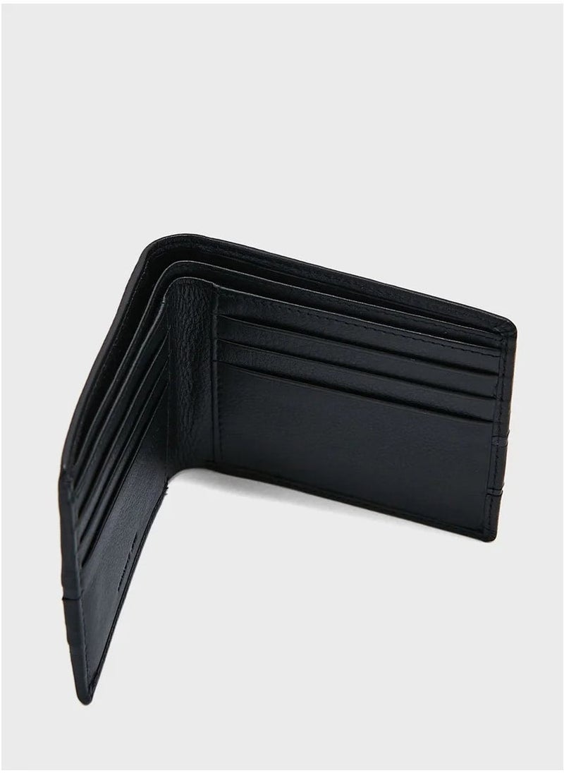 Mike Blue Leather Wallet for Men