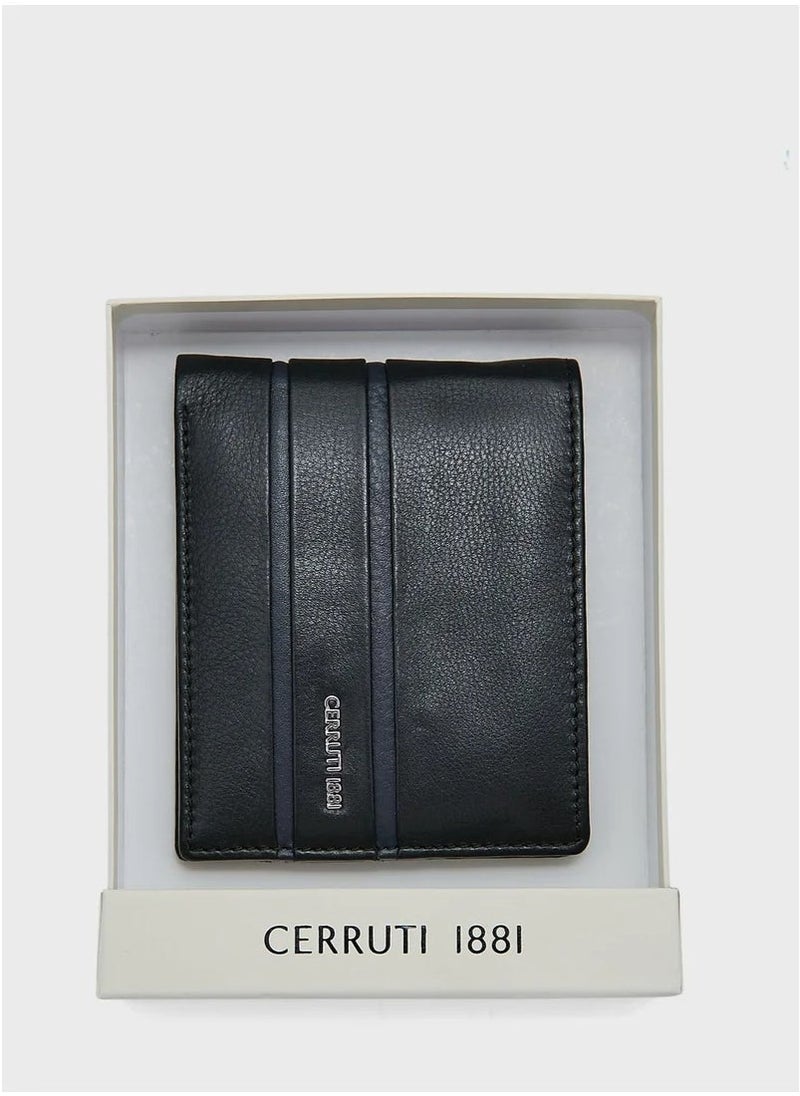 Mike Blue Leather Wallet for Men