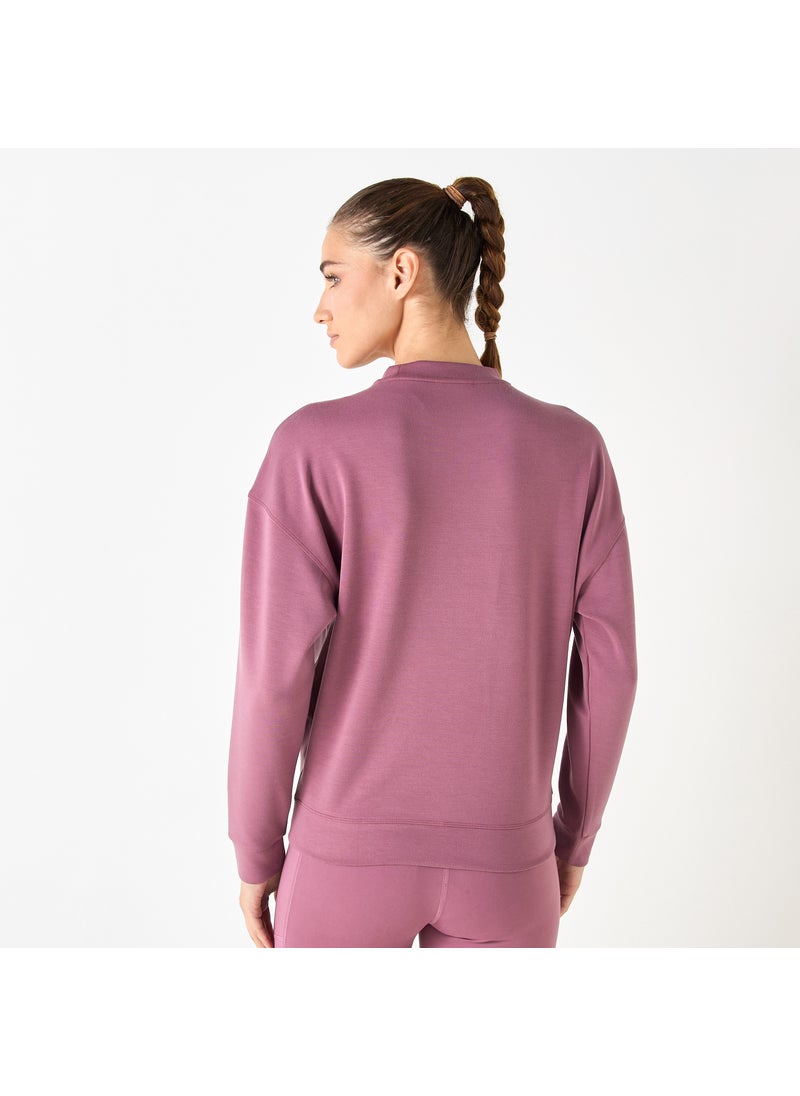 Crew Neck Sweatshirt with Long Sleeves