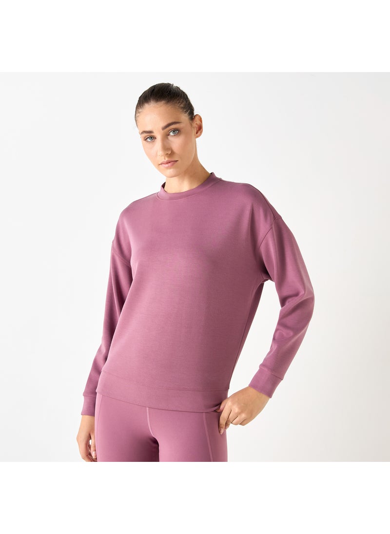 Crew Neck Sweatshirt with Long Sleeves