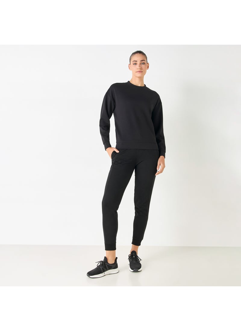 Crew Neck Sweatshirt with Long Sleeves