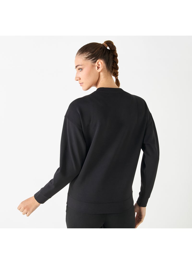 Crew Neck Sweatshirt with Long Sleeves