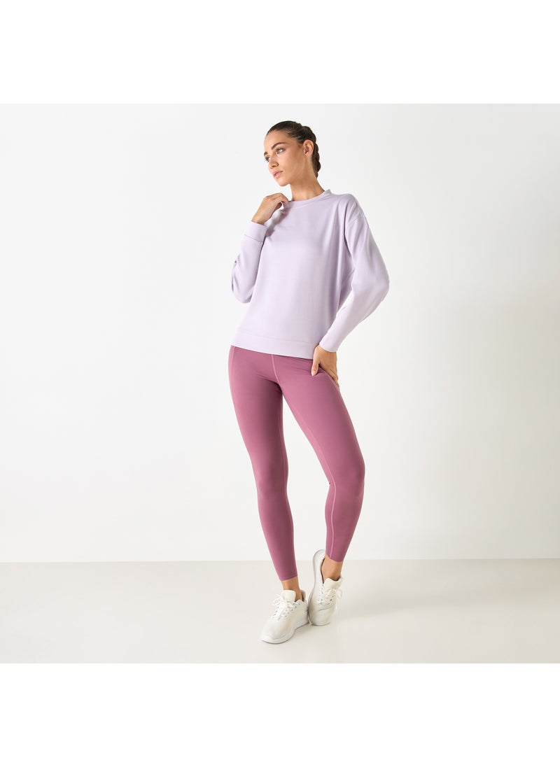 Crew Neck Sweatshirt with Long Sleeves