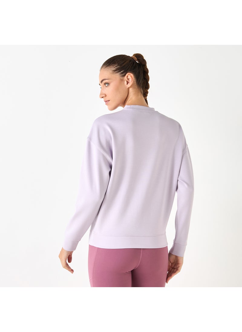 Crew Neck Sweatshirt with Long Sleeves