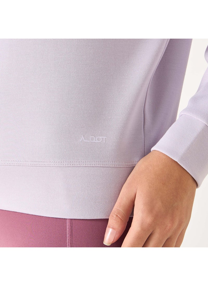 Crew Neck Sweatshirt with Long Sleeves