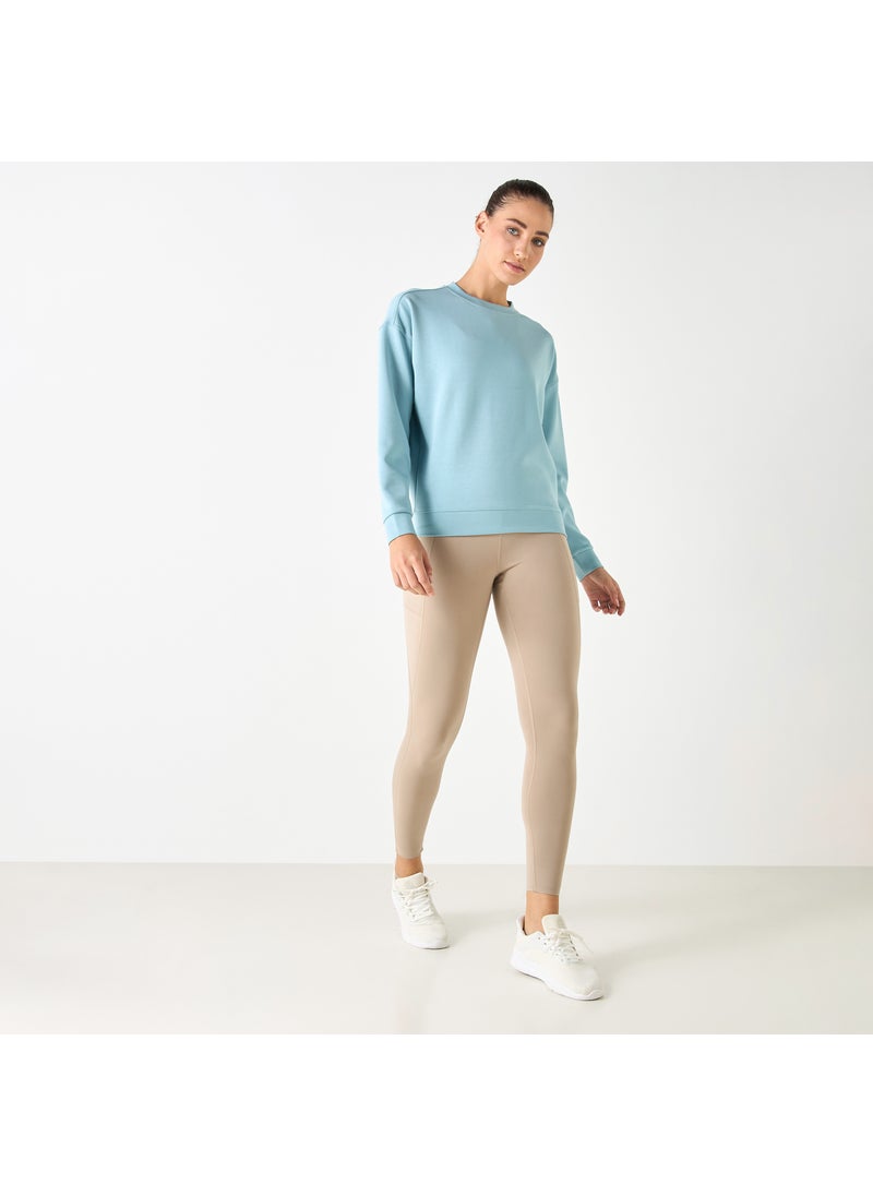 Crew Neck Sweatshirt with Long Sleeves
