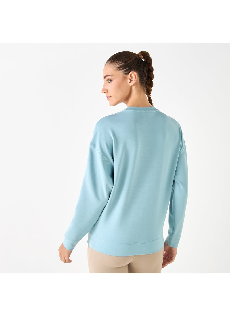 Crew Neck Sweatshirt with Long Sleeves