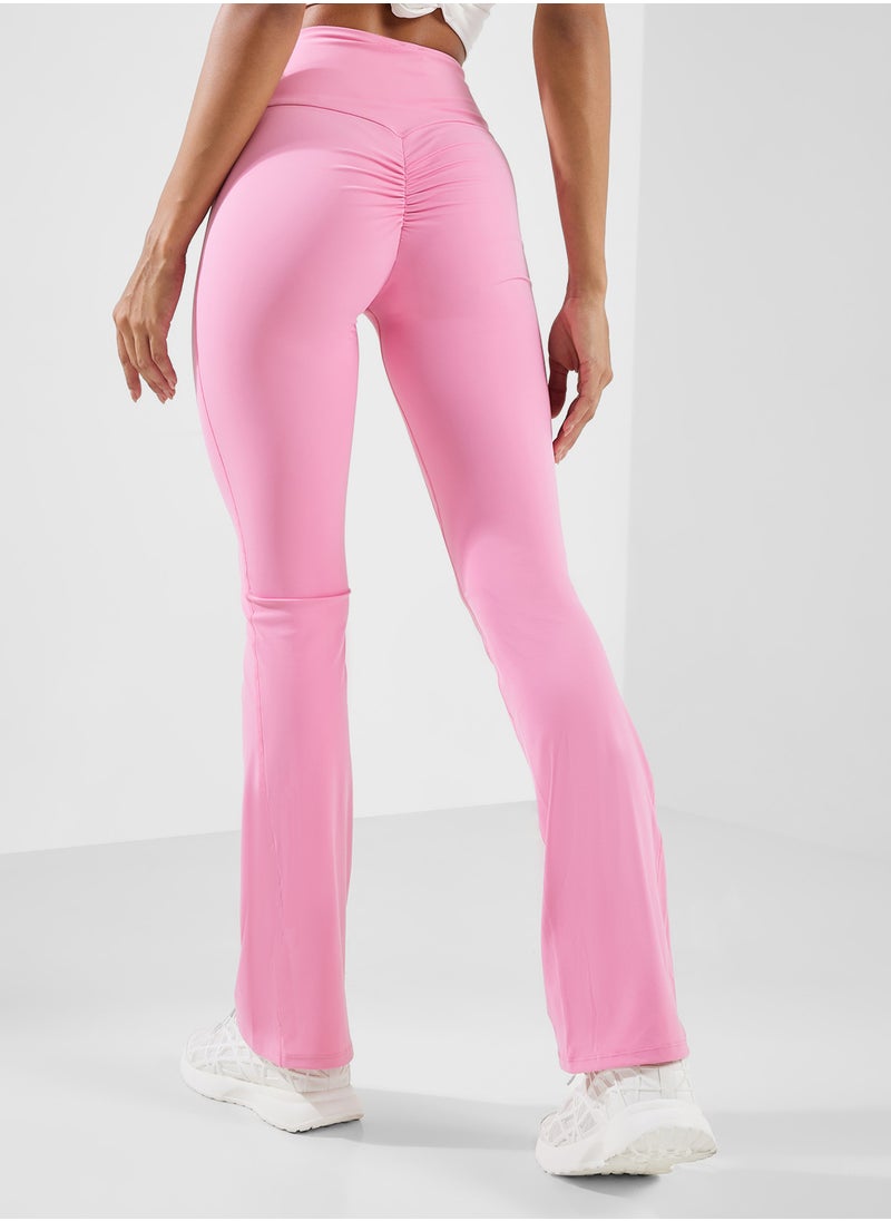 High Rised Sculting Flared Pants