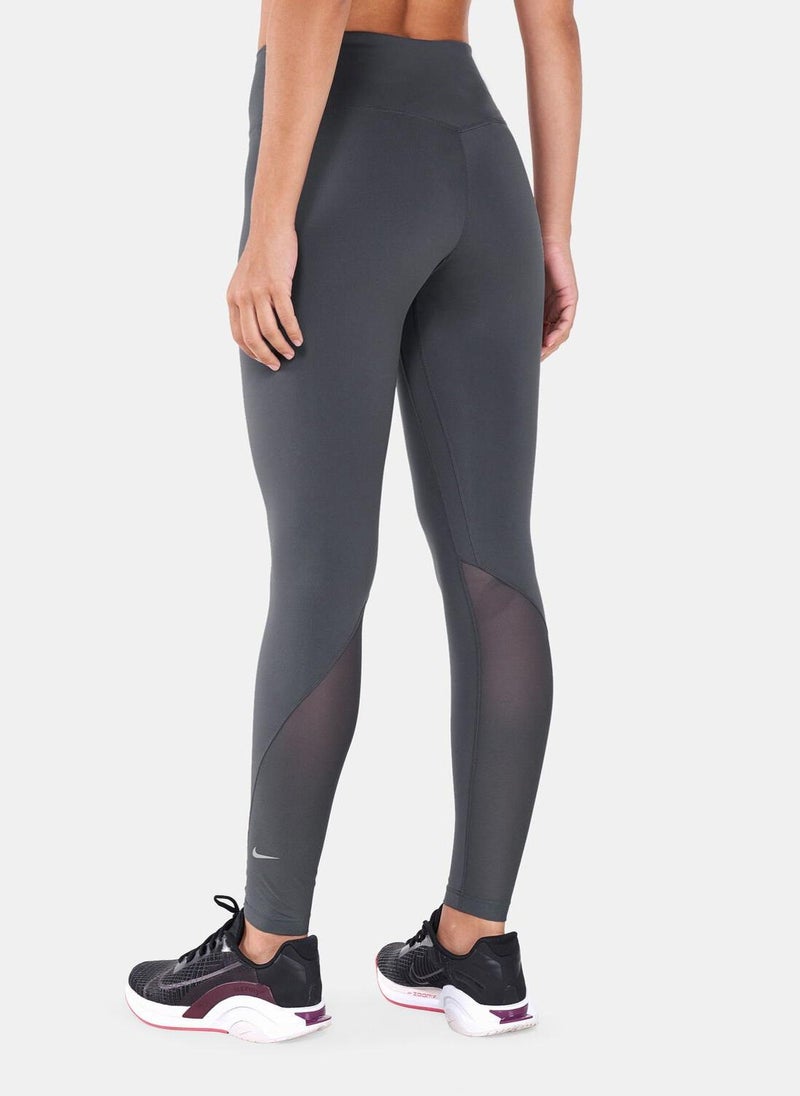Women's One Mid-Rise 7/8 Mesh-Panelled Leggings