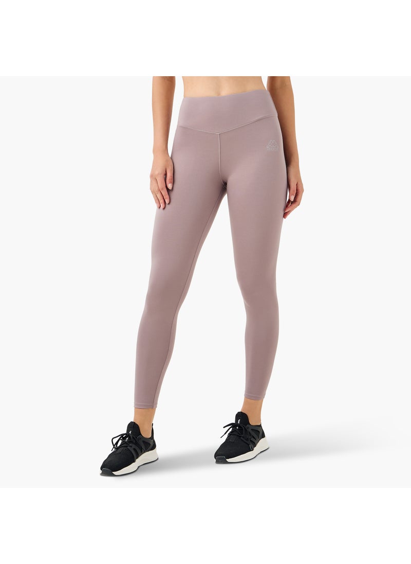 Kappa Logo Print Panelled Leggings