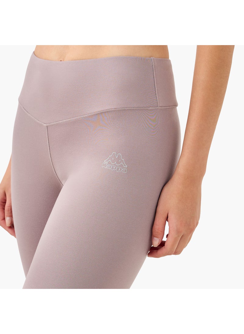 Kappa Logo Print Panelled Leggings