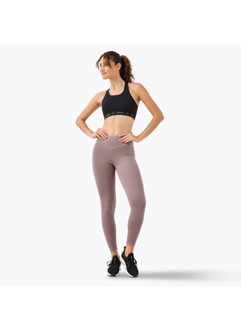 Kappa Logo Print Panelled Leggings