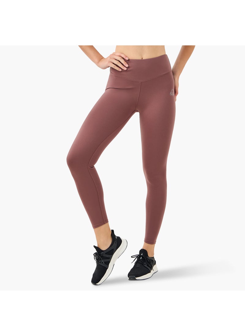 Kappa Logo Print Panelled Leggings