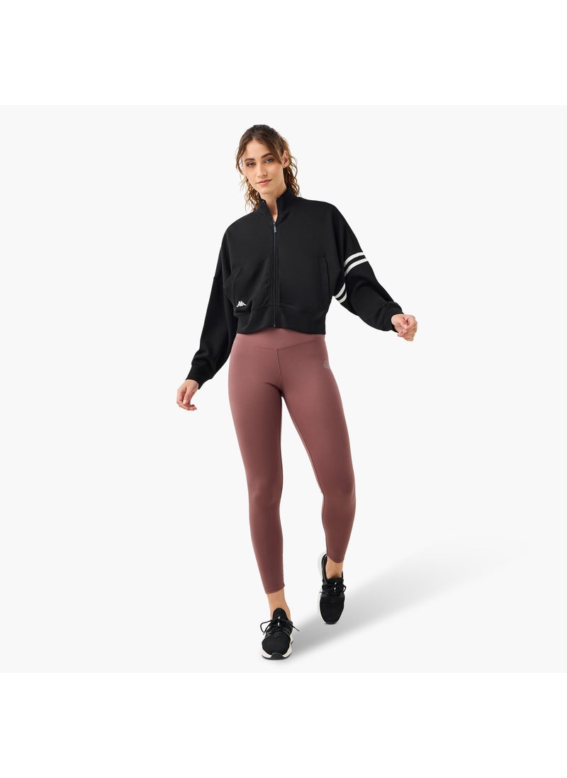 Kappa Logo Print Panelled Leggings