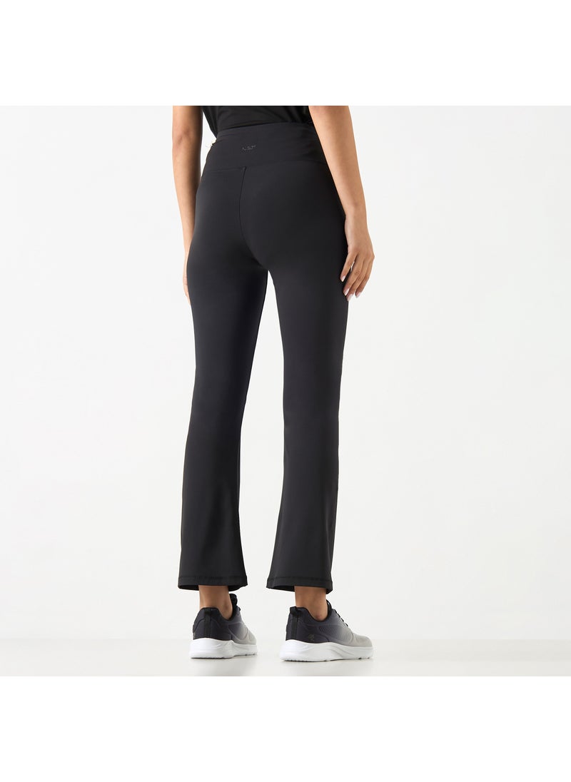 Flared Leggings with Elasticated Waistband