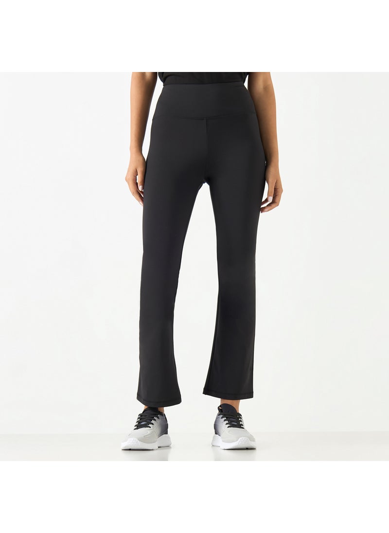 Flared Leggings with Elasticated Waistband