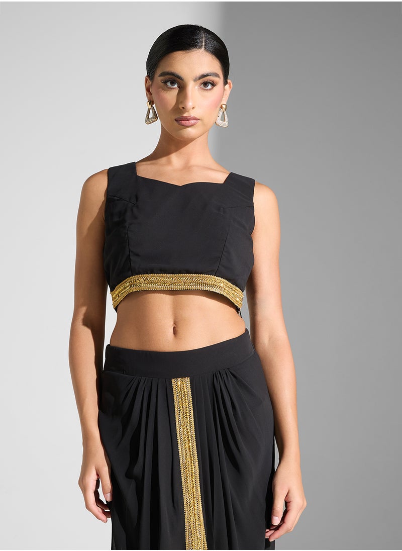3PCS Set Long Sleeves Skirts & Top