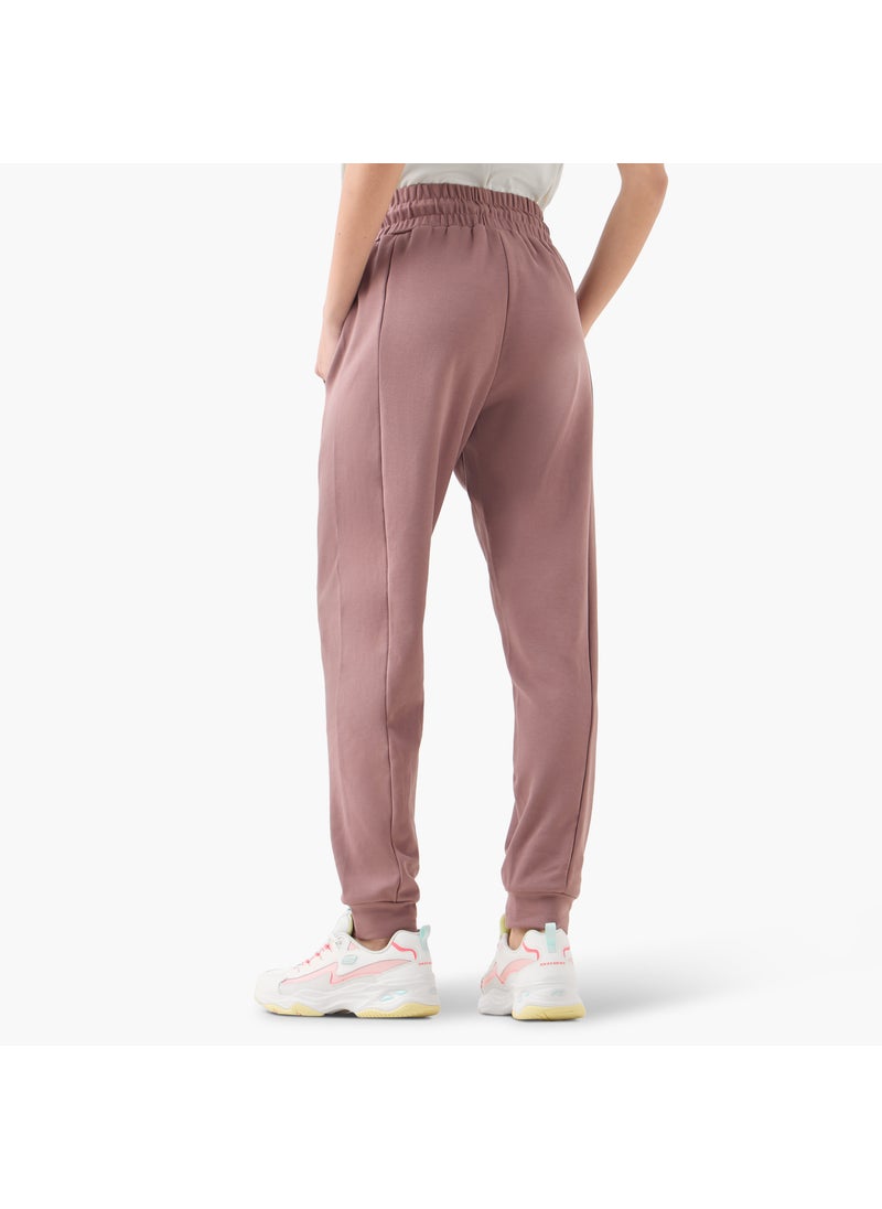 Kappa Contrast Piping Detail Joggers with Drawstring Closure
