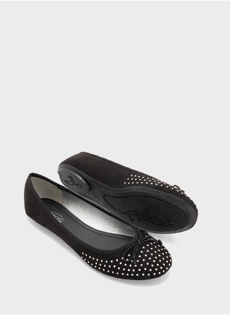 Studded Classic Ballet Flat