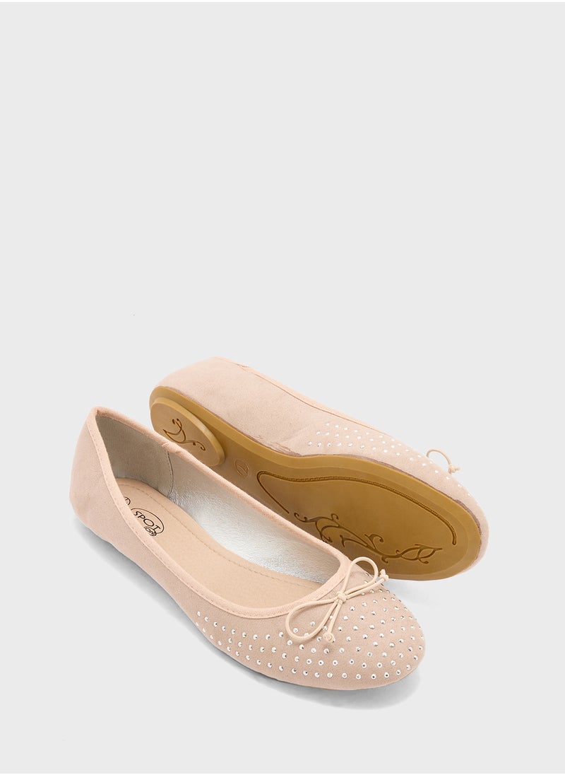 Studded Classic Ballet Flat