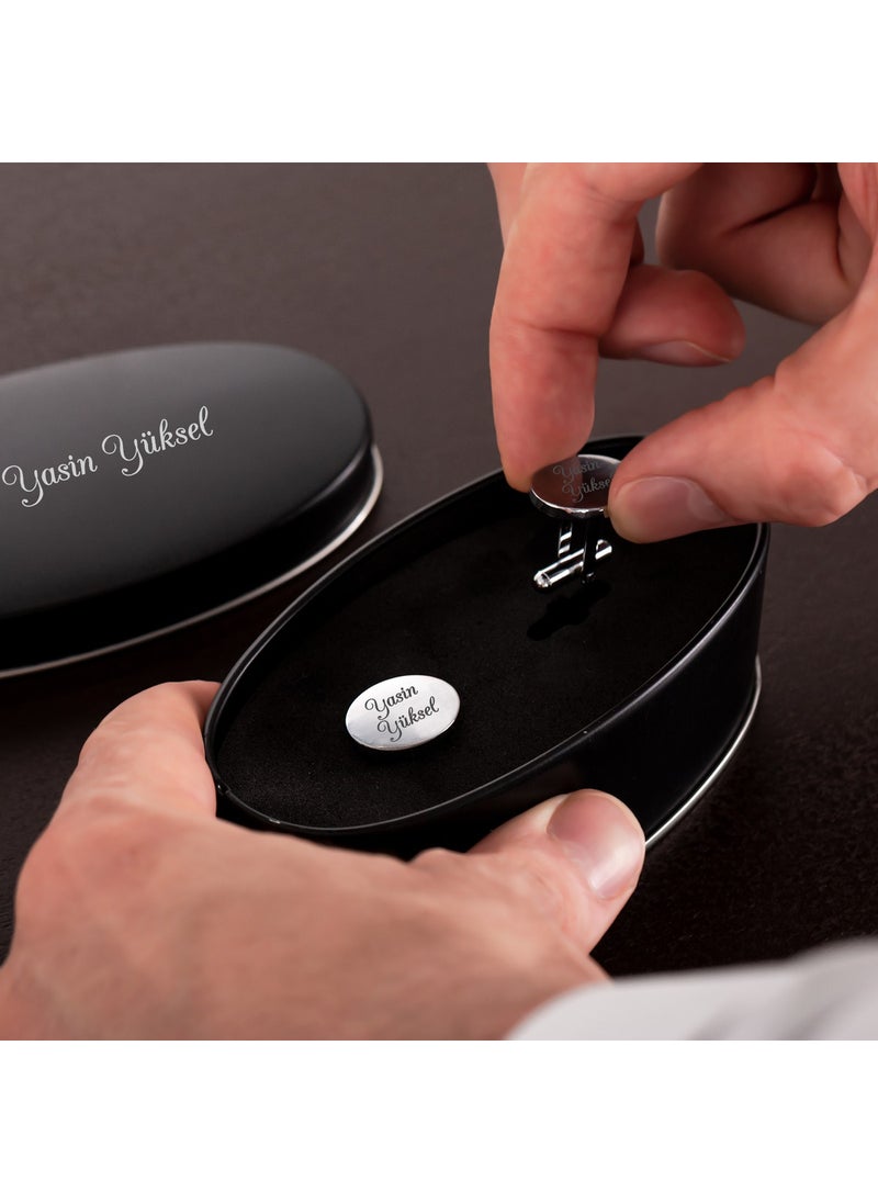 Gift Basket, Name-Custom Boxed Cufflinks