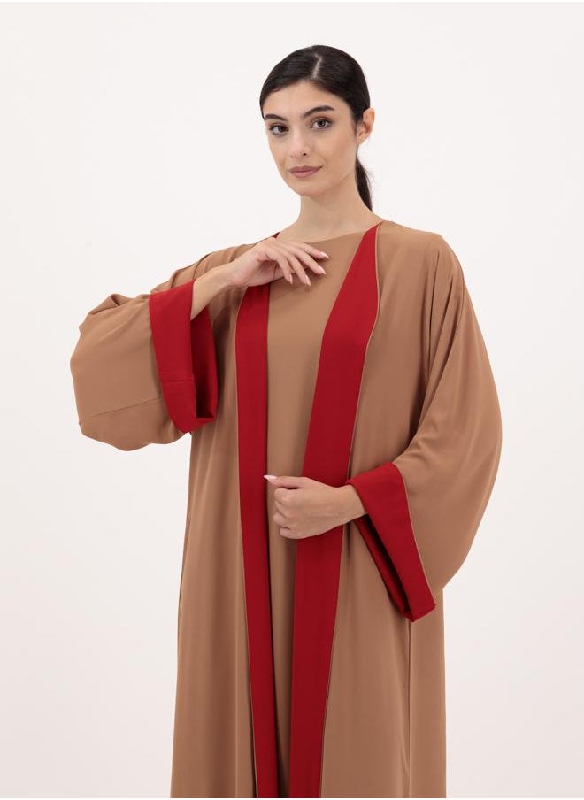 Dual side abaya with sheila
