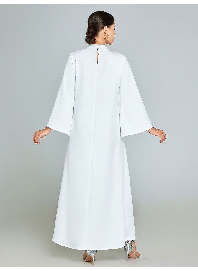 Exquisite Hand-Embroidered Abaya Gown