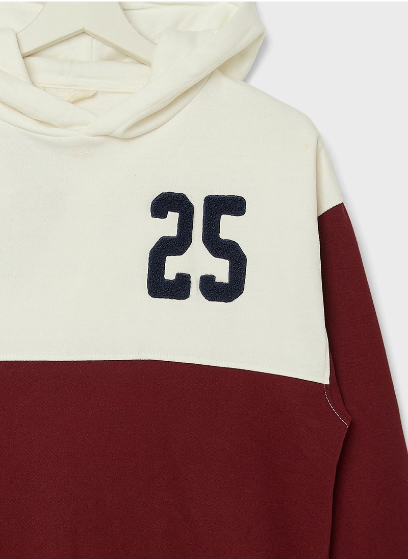 Kids Color Block Hoodie