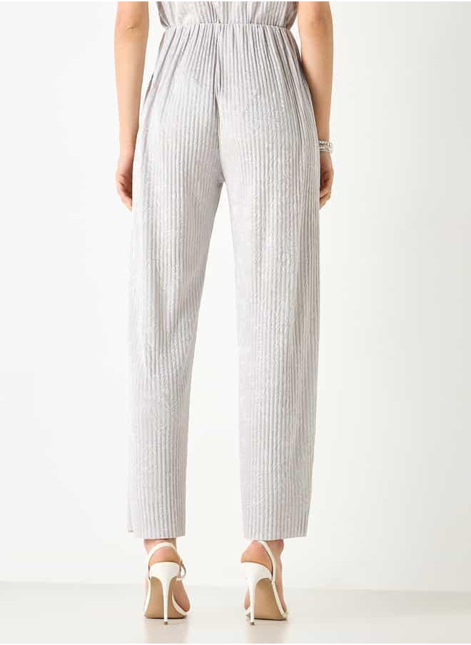 Iconic Relaxed Fit Textured Leggings with Flexi Waist