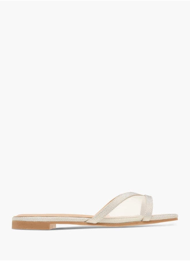 Women Textured Slip-On Sandals