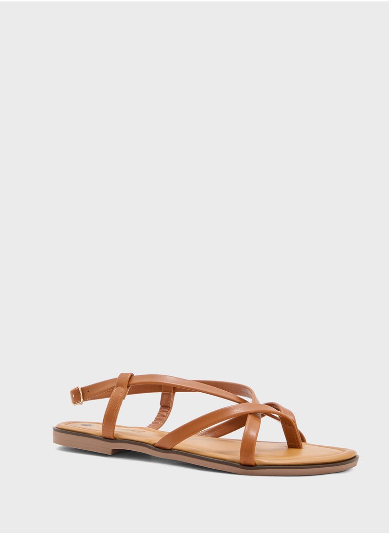 Strappy  Flat Sandal