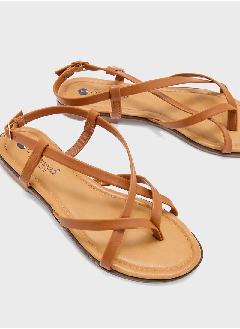 Strappy  Flat Sandal