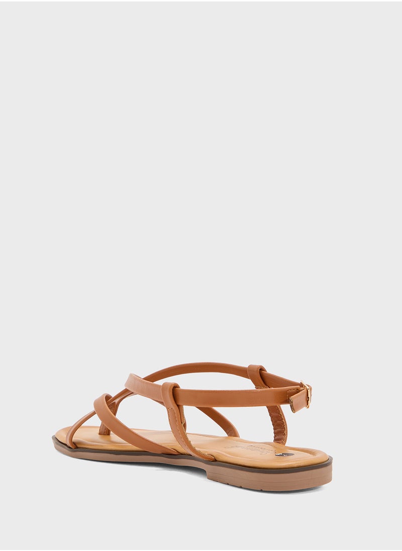 Strappy  Flat Sandal