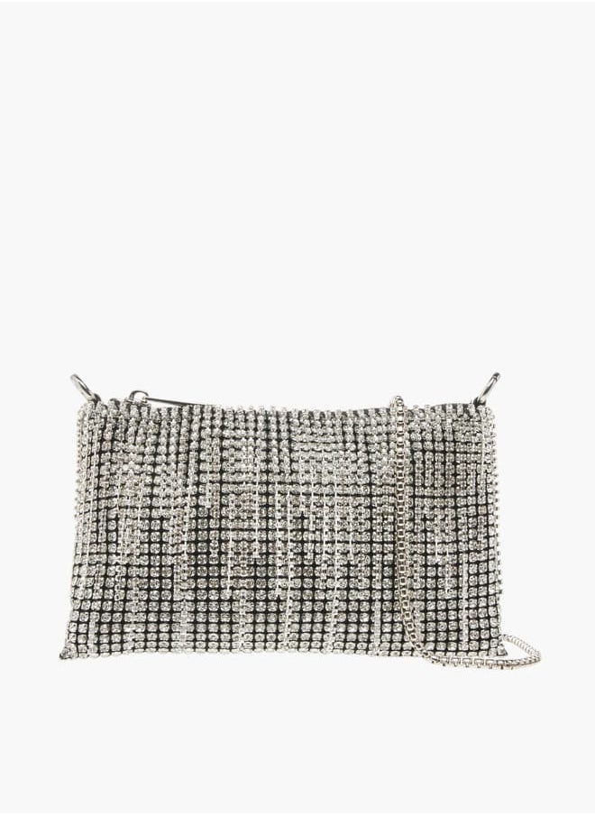 Womens Missy Monogram Embossed Tote Bag With Zip Closure