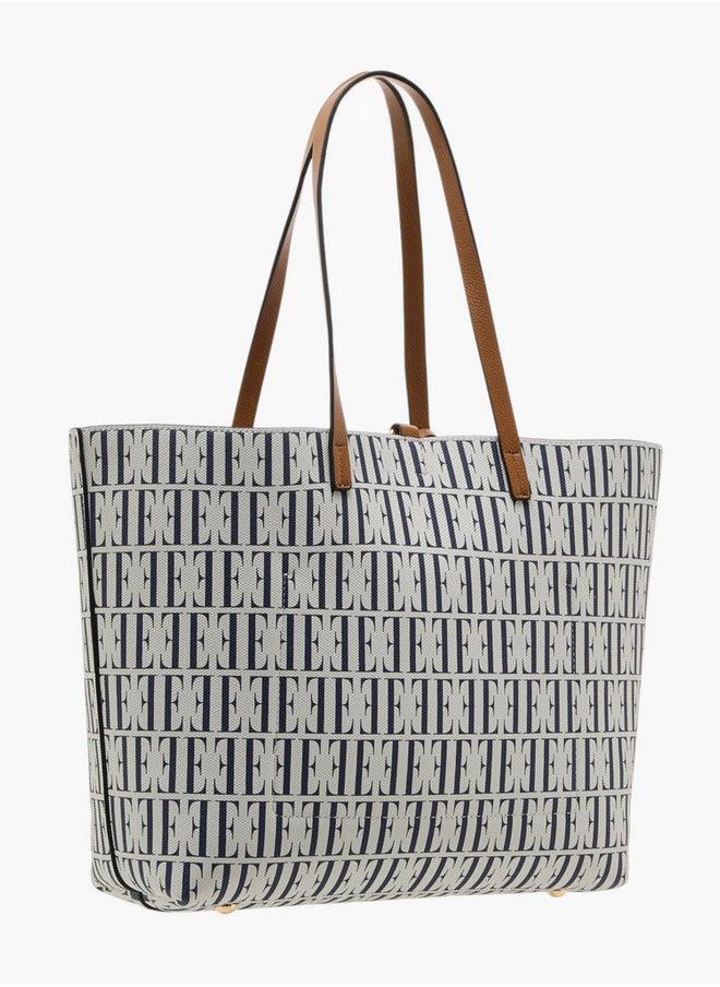 All-Over Monogram Print Tote Bag and Coin Pouch